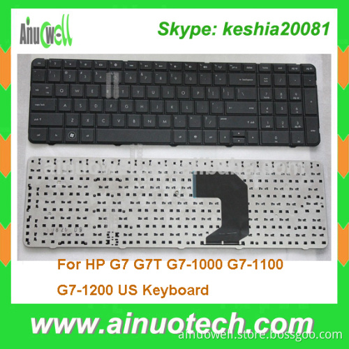 US Notebook Keyboard Wholesale For HP G7 G7T G7-1000 G7-1100 G7-1200 US Laptop Keyboard US PL IT TR GR LA AR SP PO RU